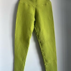 Booty by Brabants Croco Full length Lime Leggings